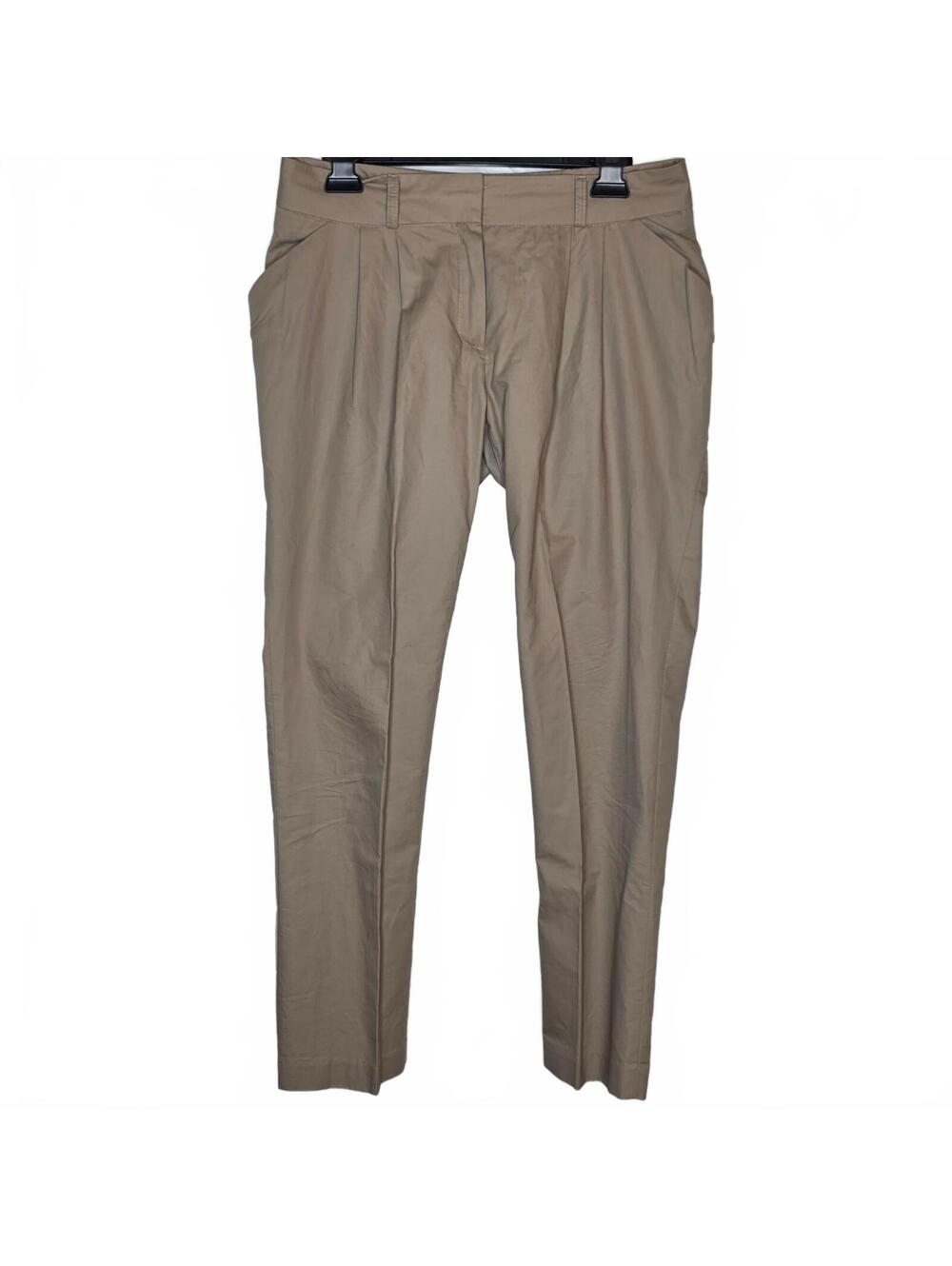 Stella McCartney Khaki Pleated Trouser Size 4